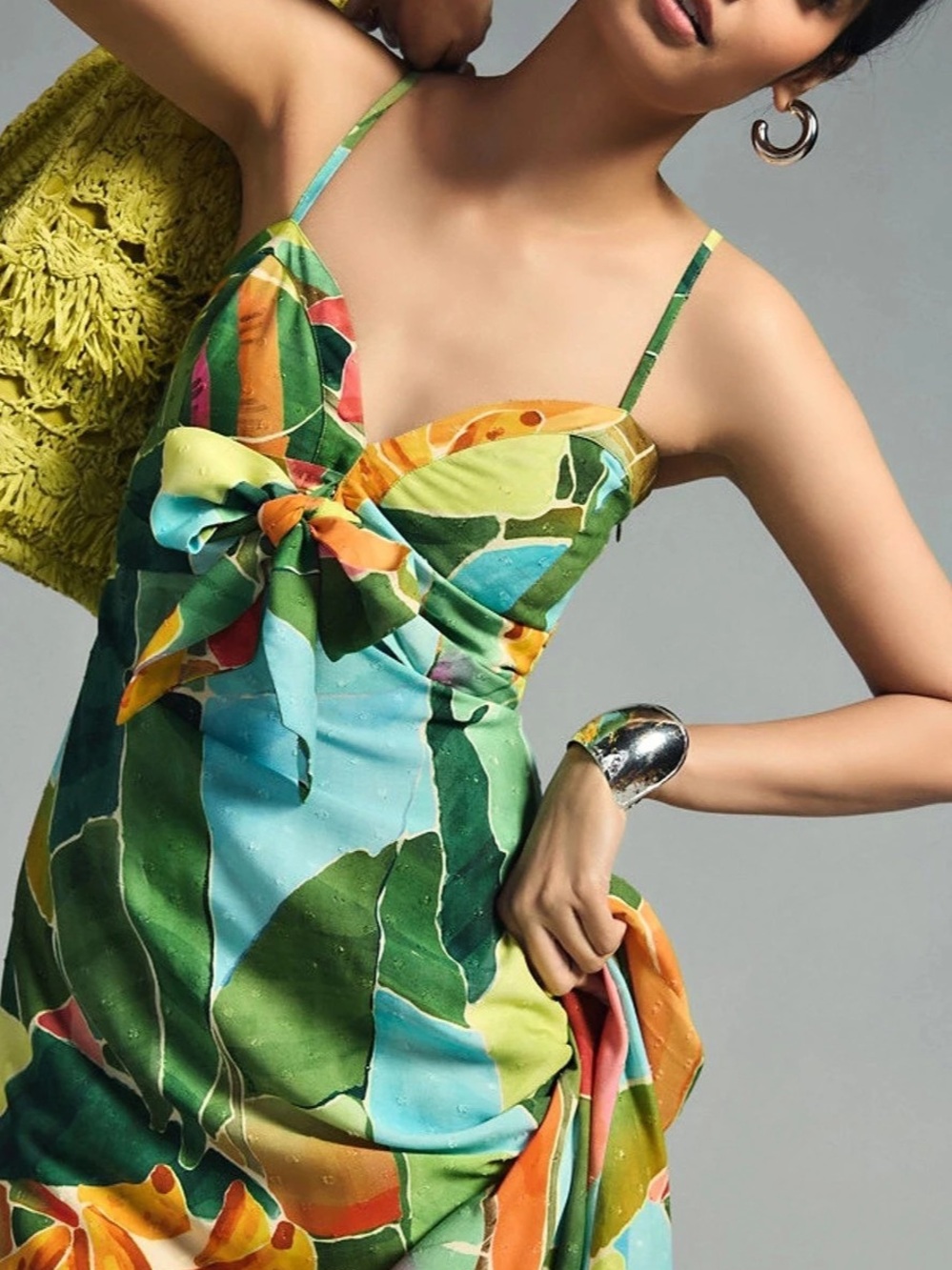 Farm Rio Abstract Print Maxi Dress - Picture 3 of 4